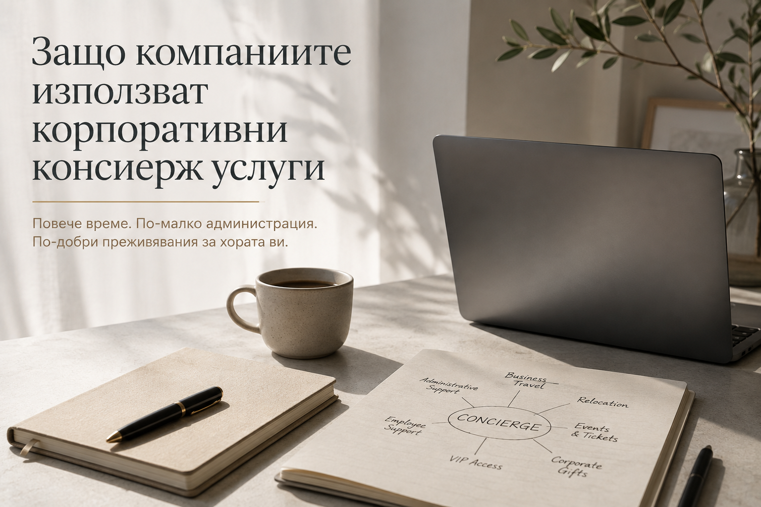 Корпоративни консиерж услуги за бизнес подкрепа, служители, пътувания и събития – Concierix