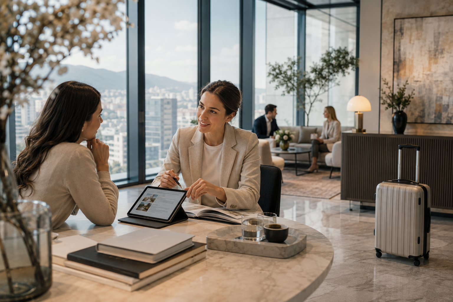 Corporate concierge service for business travel and international guest support