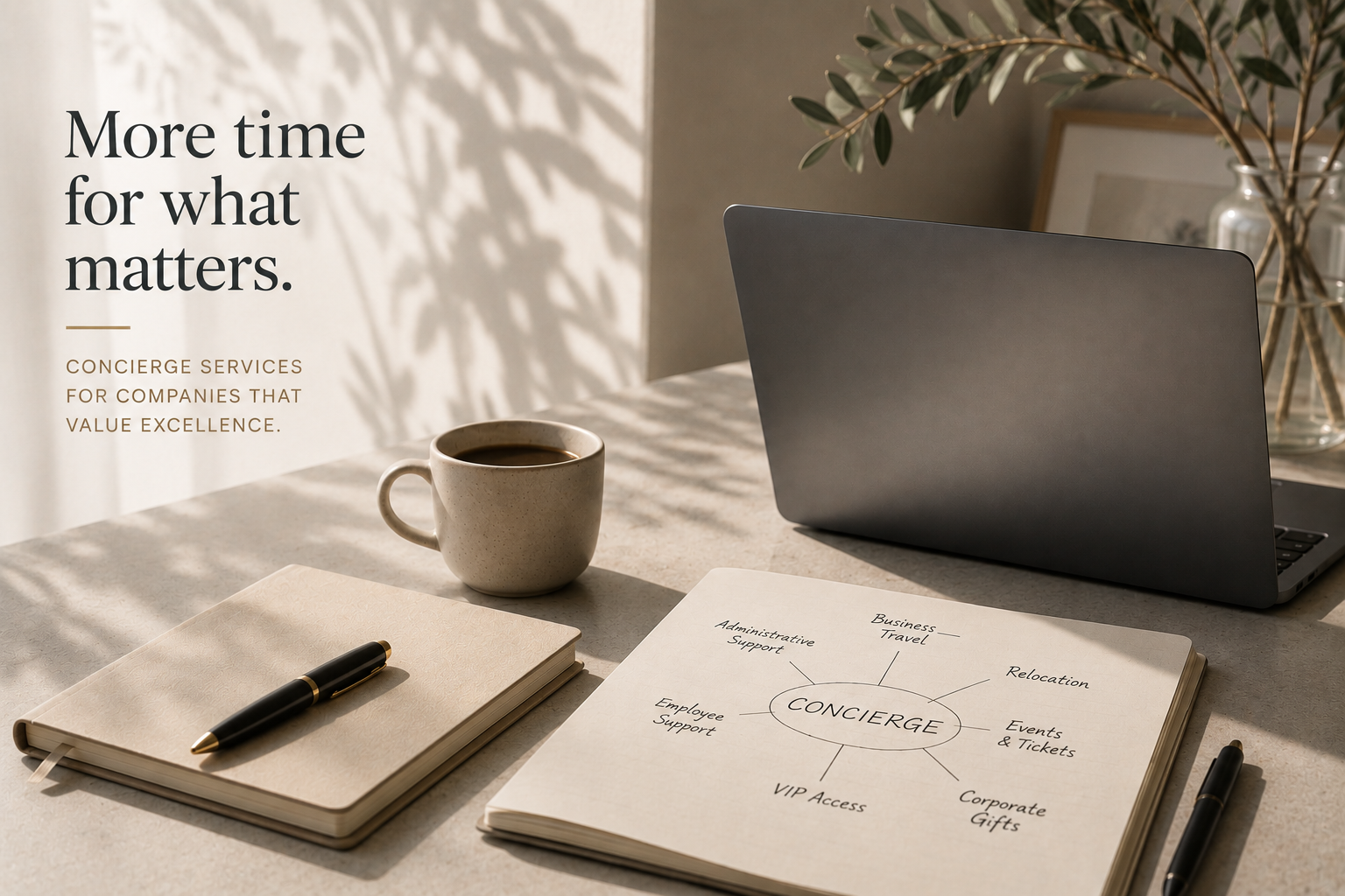 Corporate concierge services for business support, employees, travel and events – Concierix