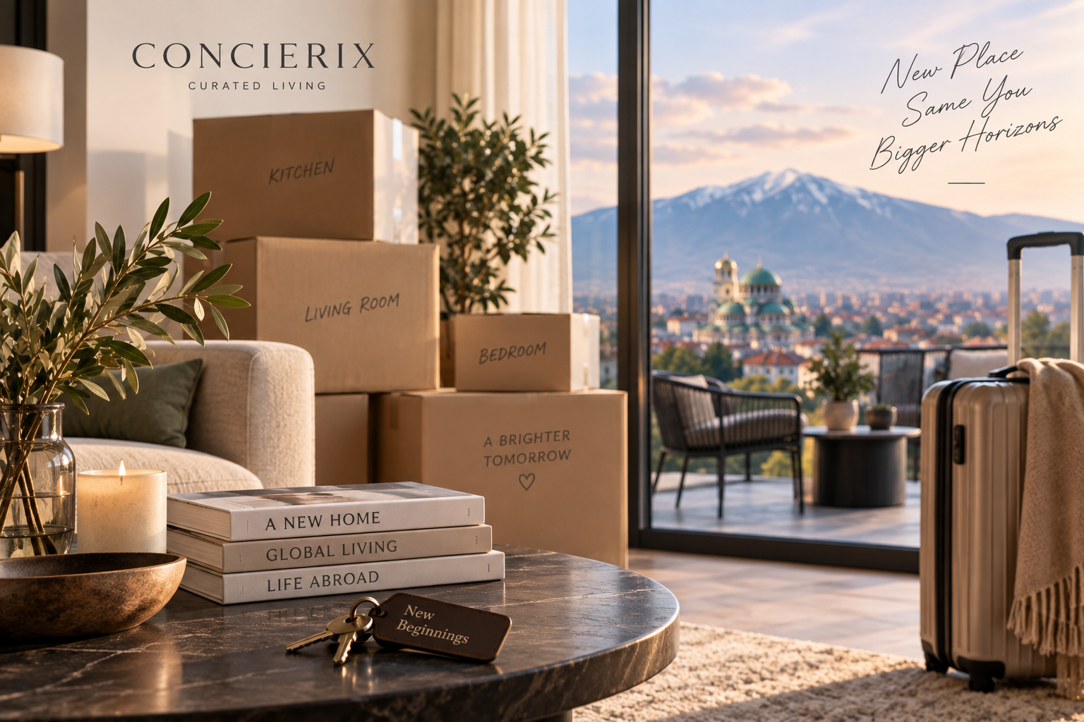 New home in Bulgaria after international employee relocation, with moving support and settling-in assistance
