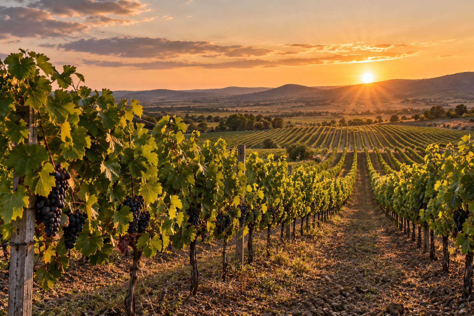 Лозя в Сакар по залез – виненият тероар зад семейната история на Bratanov Family Winery
